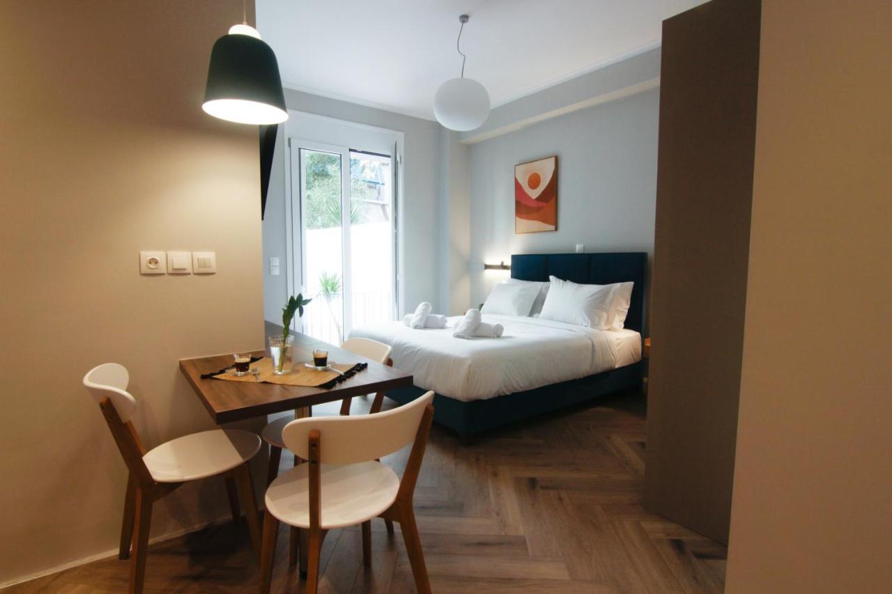 Patio Apartment Near Metro & Acropolis Athene Buitenkant foto